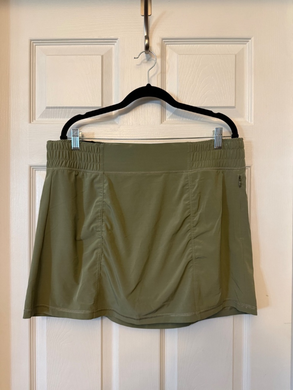 PRANA Women's Olive Green Skort, Size XL